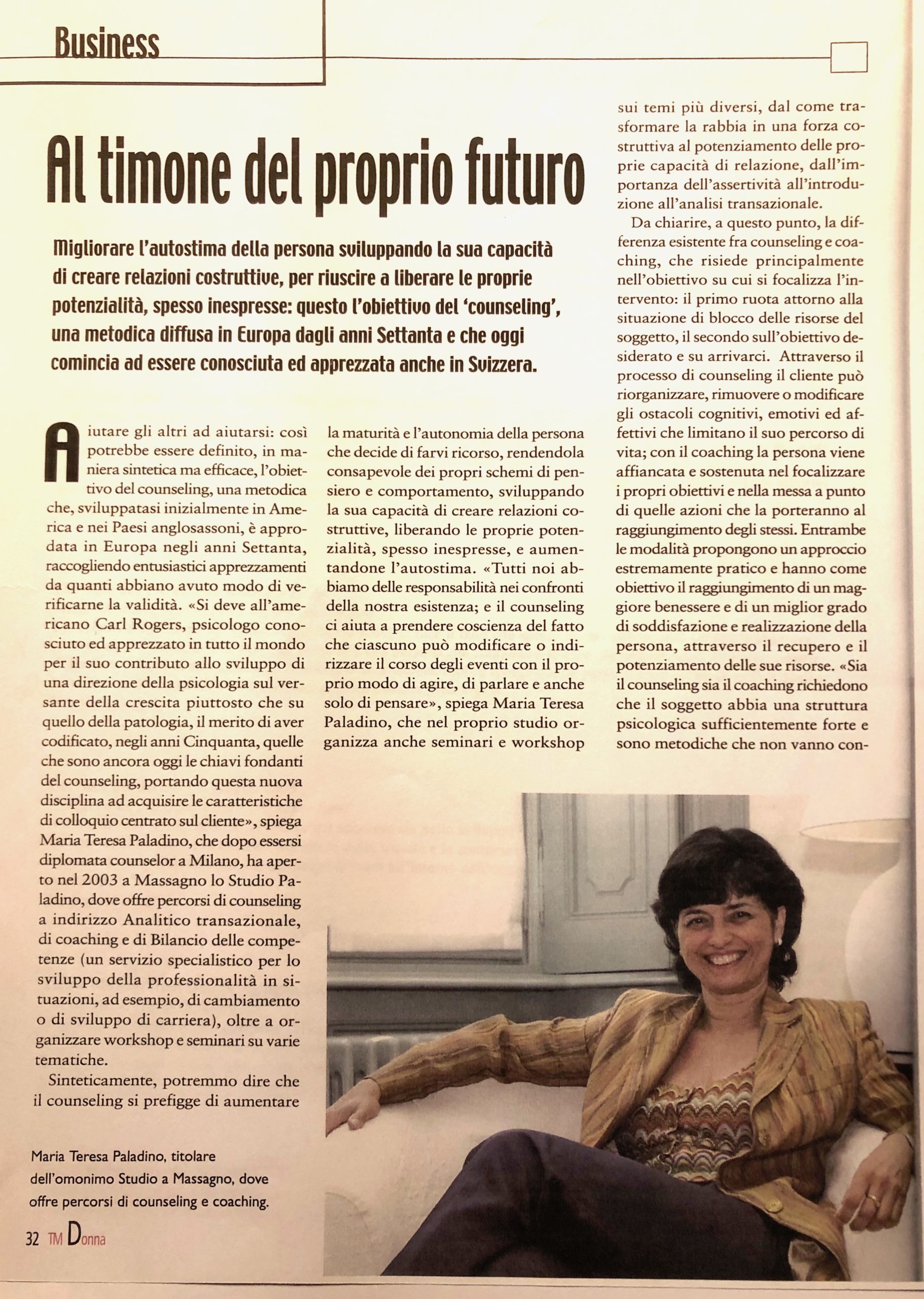 Al timone del proprio futuro