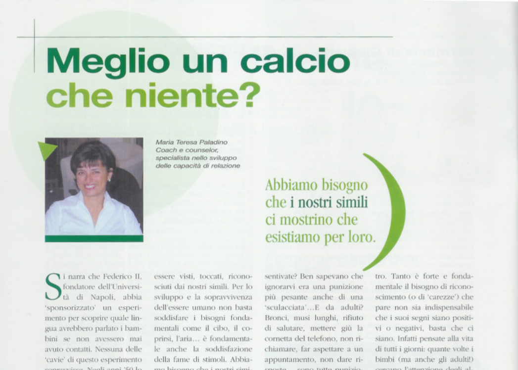 Meglio un calcio che niente?